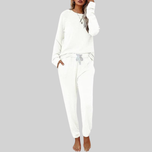 Casual Long Sleeve and Sweatpants Set