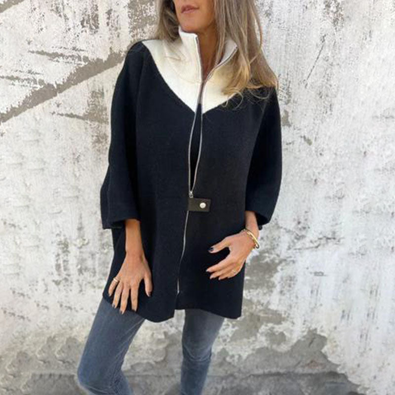 Women's Casual Stand Collar Half-zip Jacket(50% OFF)