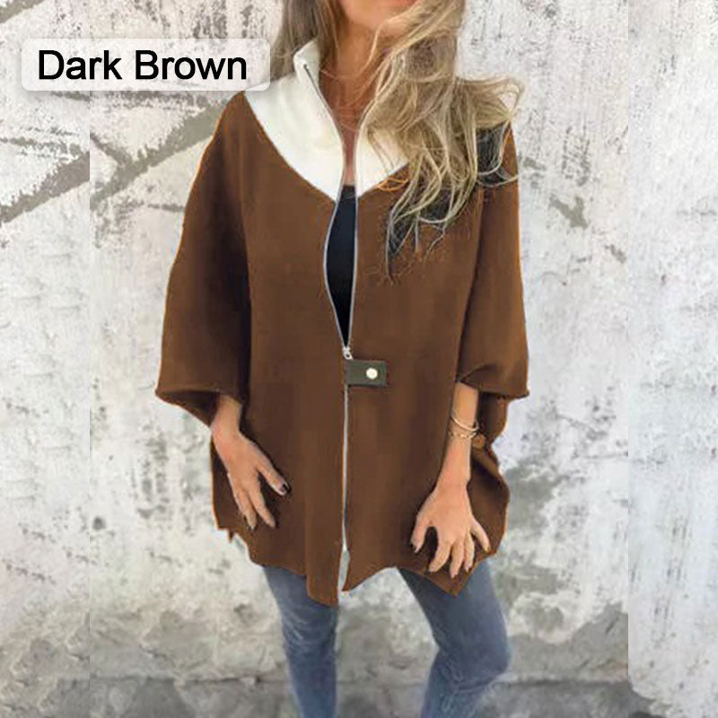 Women's Casual Stand Collar Half-zip Jacket(50% OFF)