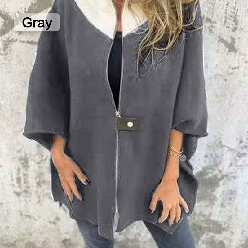 Women's Casual Stand Collar Half-zip Jacket(50% OFF)