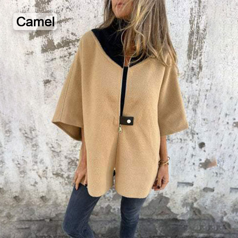 Women's Casual Stand Collar Half-zip Jacket(50% OFF)